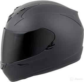 img 3 attached to 🏍️ Matte Black/Large Scorpion EXO-R320 Solid Bike Motorcycle Helmet