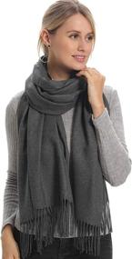 img 2 attached to Pashmina Cashmere Accessories Girlfriend Christmas Women's Accessories in Scarves & Wraps