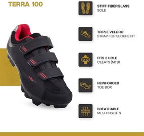 img 3 attached to 🚲 Tommaso Terra 100 Women's Mountain Bike Shoes - Athletic