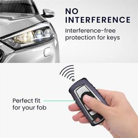 img 2 attached to Крышка для ключей Kwmobile, совместимая с BMW - черный глянцевый