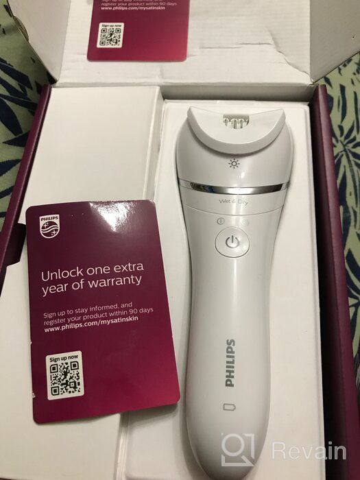 img 2 attached to Philips BRE715 Epilator Series 8000, white review by Xavier Xavier ᠌