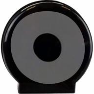 janico 2009 jumbo roll toilet paper dispenser - 9 inch single roll wall mount translucent black logo