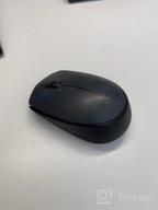 img 1 attached to Logitech M170 Wireless Mouse: 🖱️ Optical Tracking, 12-Month Battery, for PC/Mac/Laptop, Black review by Hotaru Kai ᠌