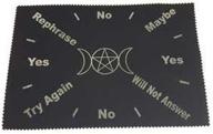 🌙✨ exquisite azuregreen 8"x12" triple moon pentagram pendulum mat- enhance your divination practice! logo