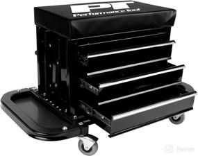 img 4 attached to 🔧 Enhance Efficiency with the Performance Tool W85025 3-Drawer Rolling Tool Chest Seat: Includes Magnetic Side Trays