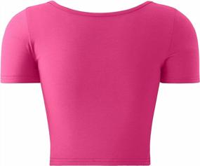 img 3 attached to Stretchy And Slim-Fitting Women'S Workout Crop Tops By KLOTHO
