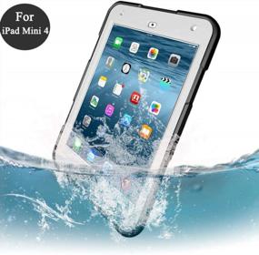 img 4 attached to Водонепроницаемый чехол Idealforce для iPad Mini4: максимальная защита вашего устройства в воде, снегу и других условиях!