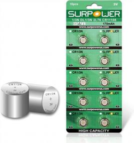 img 4 attached to SURPOWER CR1/3N 3V Lithium Battery 10 Pack - 5-Year Warranty Guaranteed