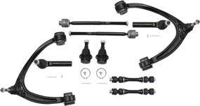 img 4 attached to 🚗 10PCS Set Automotive Replacement Kit: Titaniarm Upper Control Arms with Ball Joint, Stabilizer Sway Bar Link, Inner and Outer Tie Rod Ends, Suspension Ball Joints – for Escalade, Silverado, Sierra, Yukon