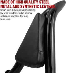 img 1 attached to 🏍️ Enhance Your Motorcycle Experience with the YIMONTH Detachable Rear Passenger Sissy Bar Backrest for Harley Touring Road King Road Glide Street Glide 2009-2021, Complete with Pad