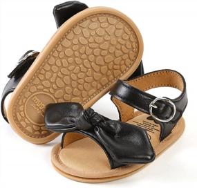 img 1 attached to Soft Rubber Sole Sandals For Baby Boys And Girls: Non-Slip, Perfect For Summer Walks And First Steps