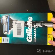 img 2 attached to Gillette Mach3 Reusable Shaving Razor UEFA Champions League Grey/Black review by Siu Kth ᠌