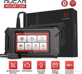 img 4 attached to MUCAR CS90 OBD2 Scanner: 2022 Latest Car Diagnostic Scan Tool with 🚗 28 Reset Functions (IMMO/Oil/EPB/SAS/SRS/TPMS/Injector/ABS Bleeding), Auto VIN, Engine System Code Reader, Lifetime Free Updates