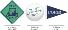 img 3 attached to 🏌️ Enhance Your Golf-Themed Party with Par-Tee Time's Paper Straw Decor - 24pcs