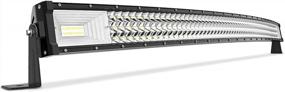 img 4 attached to AUTOSAVER88 50 Inch Curved LED Light Bar Triple Row, 648W 64800LM Off Road No-Foggy Lens Jeep Trucks Boats ATV Car Automotive Lighting
