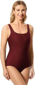 img 2 attached to DELIMIRA Womens Swimsuit Modest Bathing Women's Clothing : Swimsuits & Cover Ups