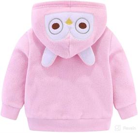 img 3 attached to 🧒 Cute Little Boy Fleece Jacket with Hood from Mud Kingdom - Warm and Adorable!