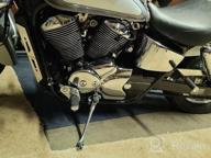 img 1 attached to Upgrade Your Motorcycle With PSLER Battery Side Fairing Cover For Shadow ACE VT750 VT400 1997-2003 (Black) review by Ricky Brooks