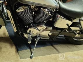 img 5 attached to Обновите свой мотоцикл с помощью крышки бокового обтекателя батареи PSLER для Shadow ACE VT750 VT400 1997-2003 (черный)