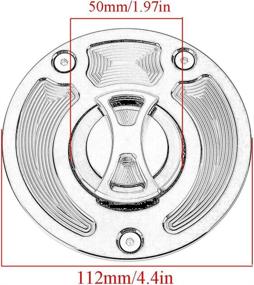 img 3 attached to Aluminum Billet Keyless Kawasaki ZZR1400