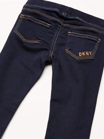 img 2 attached to DKNY Girls Jeans in Pink Lemonade - Stylish Girls' Clothing at Leggings