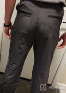 картинка 1 прикреплена к отзыву JINSHI Men's Lightweight Quick-Dry Hiking Cargo Pants with Waterproof Multifunctional Pocket - Fashionable and Casual Pants от Alex Romero