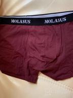 img 1 attached to Cotton Comfort And Flexibility: Molasus Men'S Stretch Trunks Underwear With Tagless Design And Pack Of 5 review by Jason Hymon