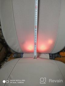 img 8 attached to 🪑 Shiatsu Massage Chair and Seat Massager - PLANTA MN-600 with 3 Intensity Levels, Heating, Vibration Massage, Auto-Adapter