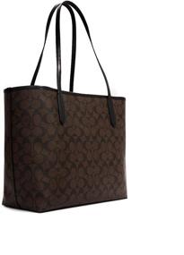 img 3 attached to COACH WOMENS Signature Canvas Brown Women's Handbags & Wallets ~ Totes