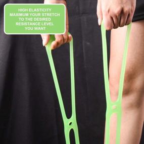 img 1 attached to Calliven Portable 7 Кольцо для растяжки и упражнений с сопротивлением, спина, стопа, нога, растяжка для рук, тренажер для рук, для тренировок дома или в фитнес-центре, физиотерапия