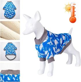 img 2 attached to 🐶 LovinPet 2022 NEW Lightweight Double-Sided Fleece Dog Coat/Sweater: Ensure Warmth & Comfort Outdoors, Home & Parties! Dogs Will Thank You!