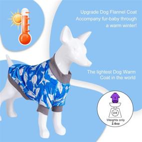 img 1 attached to 🐶 LovinPet 2022 NEW Lightweight Double-Sided Fleece Dog Coat/Sweater: Ensure Warmth & Comfort Outdoors, Home & Parties! Dogs Will Thank You!