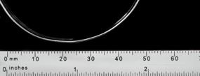 img 1 attached to 99.9% Round Platinum Wire - 22 Gauge, 0.025" / 0.64Mm - 6 Inches Quantity