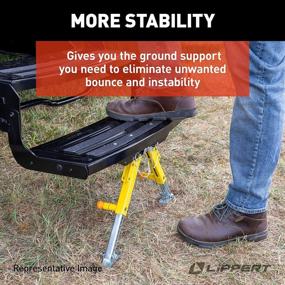 img 2 attached to Lippert Solid Stance RV Step Stabilizer Kit For 5Th Wheels, Travel Trailers And Motorhomes