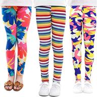 🌸 zumou leggings: stylish flower print stretch leggings for girls logo