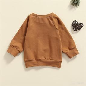 img 2 attached to Newborn Clothes Toddler Sweatshirt Pullover Apparel & Accessories Baby Boys : Clothing
