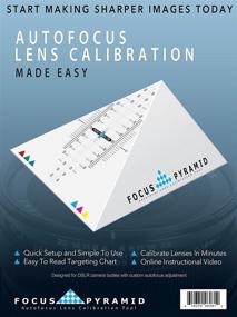 img 3 attached to 📷 AutoFocus Lens Calibration Tool - Compatible with Most DSLR Cameras: Focus Pyramid