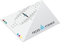 📷 autofocus lens calibration tool - compatible with most dslr cameras: focus pyramid logo