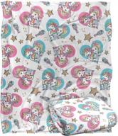 jojo siwa blanket, 50"x60" unicorn love silky touch super soft throw blanket logo