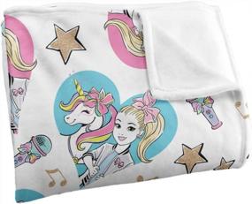 img 2 attached to JoJo Siwa Blanket, 50"X60" Unicorn Love Silky Touch Super Soft Throw Blanket