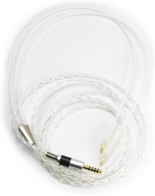 img 2 attached to Улучшите качество звука с помощью сбалансированного HiFi-кабеля NewFantasia 4,4 мм, совместимого с наушниками Sennheiser и Sony