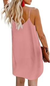 img 3 attached to 👗 AlvaQ Women Spaghetti Button Dresses: Stylish Women's Clothing at Dresses