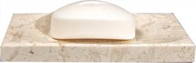 img 1 attached to Marble Soap Dish Holder - Polished & Shiny Bathroom Accessory By CraftsOfEgypt