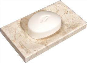 img 4 attached to Marble Soap Dish Holder - Polished & Shiny Bathroom Accessory By CraftsOfEgypt