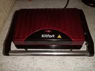 img 2 attached to Sandwich maker Kitfort KT-1609 Panini Maker, red review by Agata Stadnicka ᠌