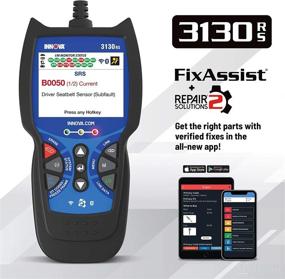 img 3 attached to 🔧 INNOVA 3130RS OBD2 Scanner: ABS SRS Engine Transmission Diagnostics, Airbag Light Reset, Live Data, Oil Reset, Car Battery and Alternator Tester, Suggested Fixes & Free TSBs