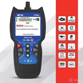 img 1 attached to 🔧 INNOVA 3130RS OBD2 Scanner: ABS SRS Engine Transmission Diagnostics, Airbag Light Reset, Live Data, Oil Reset, Car Battery and Alternator Tester, Suggested Fixes & Free TSBs