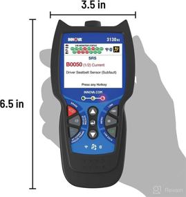 img 2 attached to 🔧 INNOVA 3130RS OBD2 Scanner: ABS SRS Engine Transmission Diagnostics, Airbag Light Reset, Live Data, Oil Reset, Car Battery and Alternator Tester, Suggested Fixes & Free TSBs