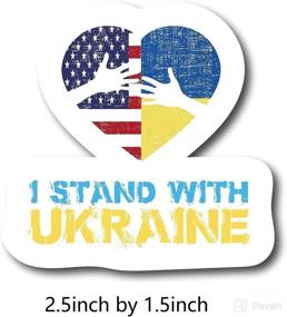 img 2 attached to Ukraine Sticker Refrigerator Folders Tailgates Exterior Accessories