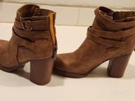 img 1 attached to Women'S Chic Chunky Heel Booties - TOETOS Chicago Ankle Boots review by Shawn Welker